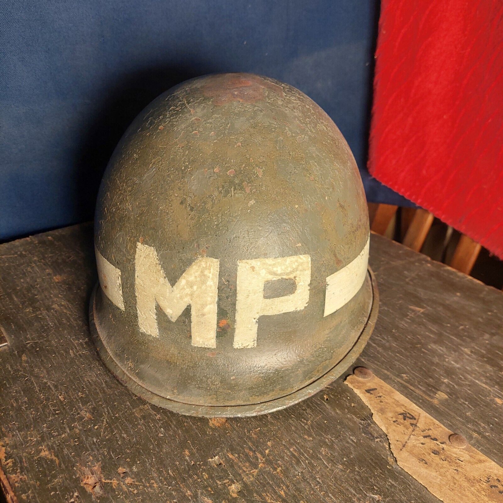 WWII American MP helmet