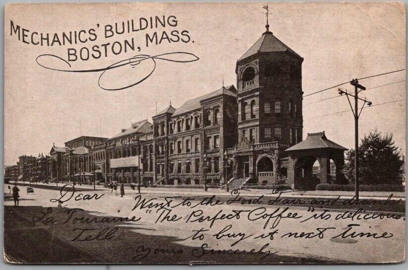 1900s BOSTON, Massachusetts Postcard \
