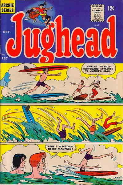 Jughead (Vol. 1) #137 FN; Archie | October 1966 Surfing Cover - we combine shipp