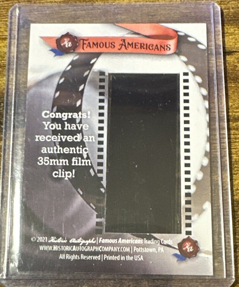2021 HA FAMOUS AMERICANS - DAVID DUCHOVNY -THE X FILES- 35MM FILM RELIC