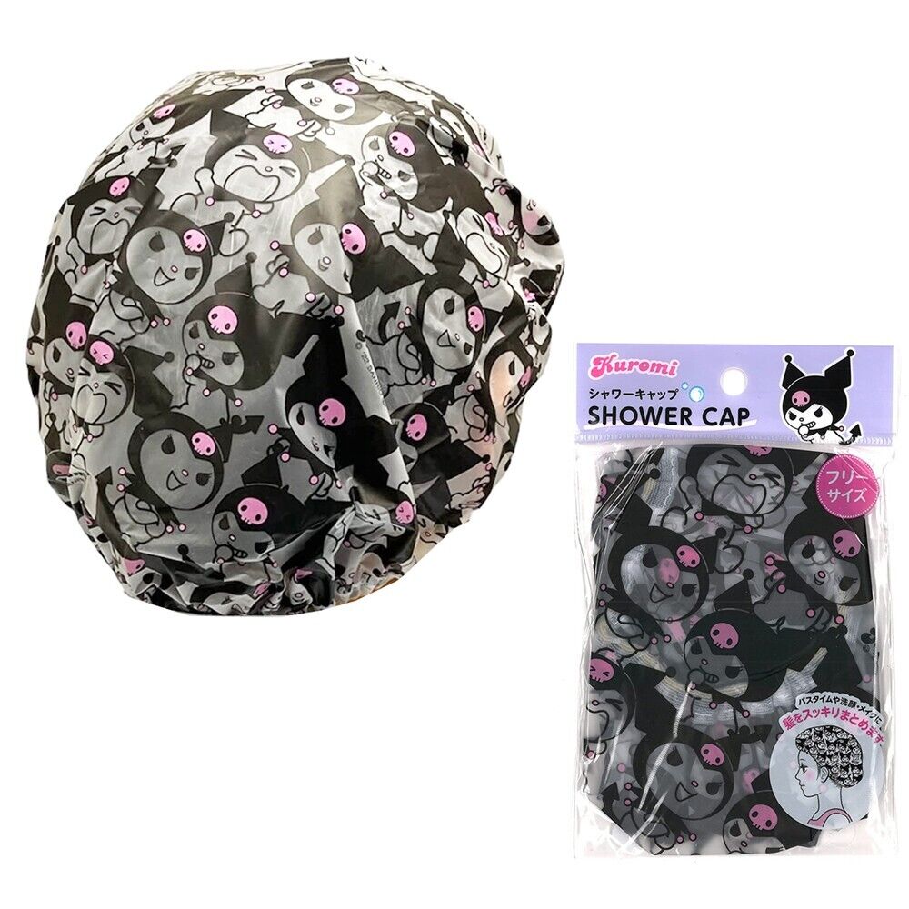Daiso Sanrio Kuromi Shower Cap Official Licensed New in Packing