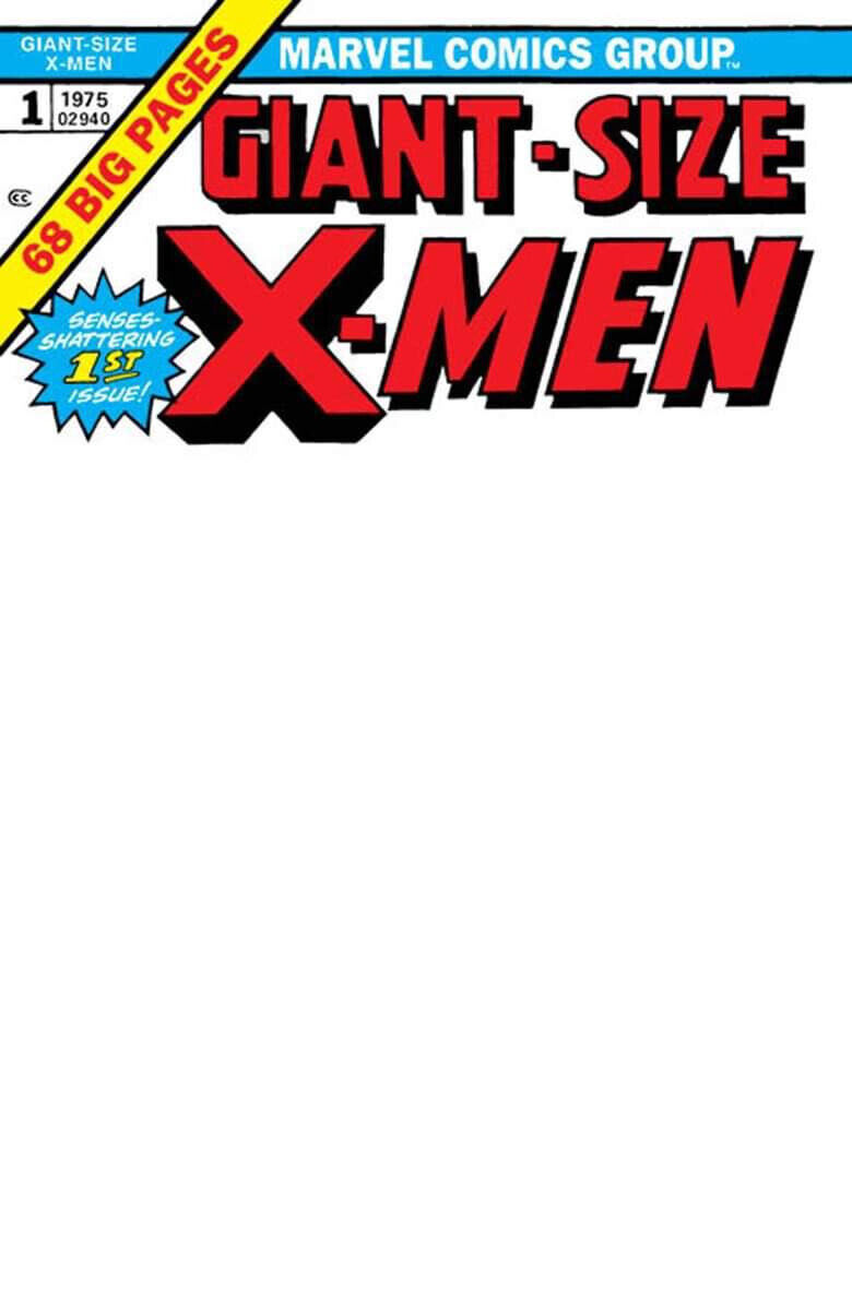 GIANT-SIZE X-MEN #1 (FACSIMILE EDITION BLANK/SKETCH VARIANT) COMIC ~ IN STOCK