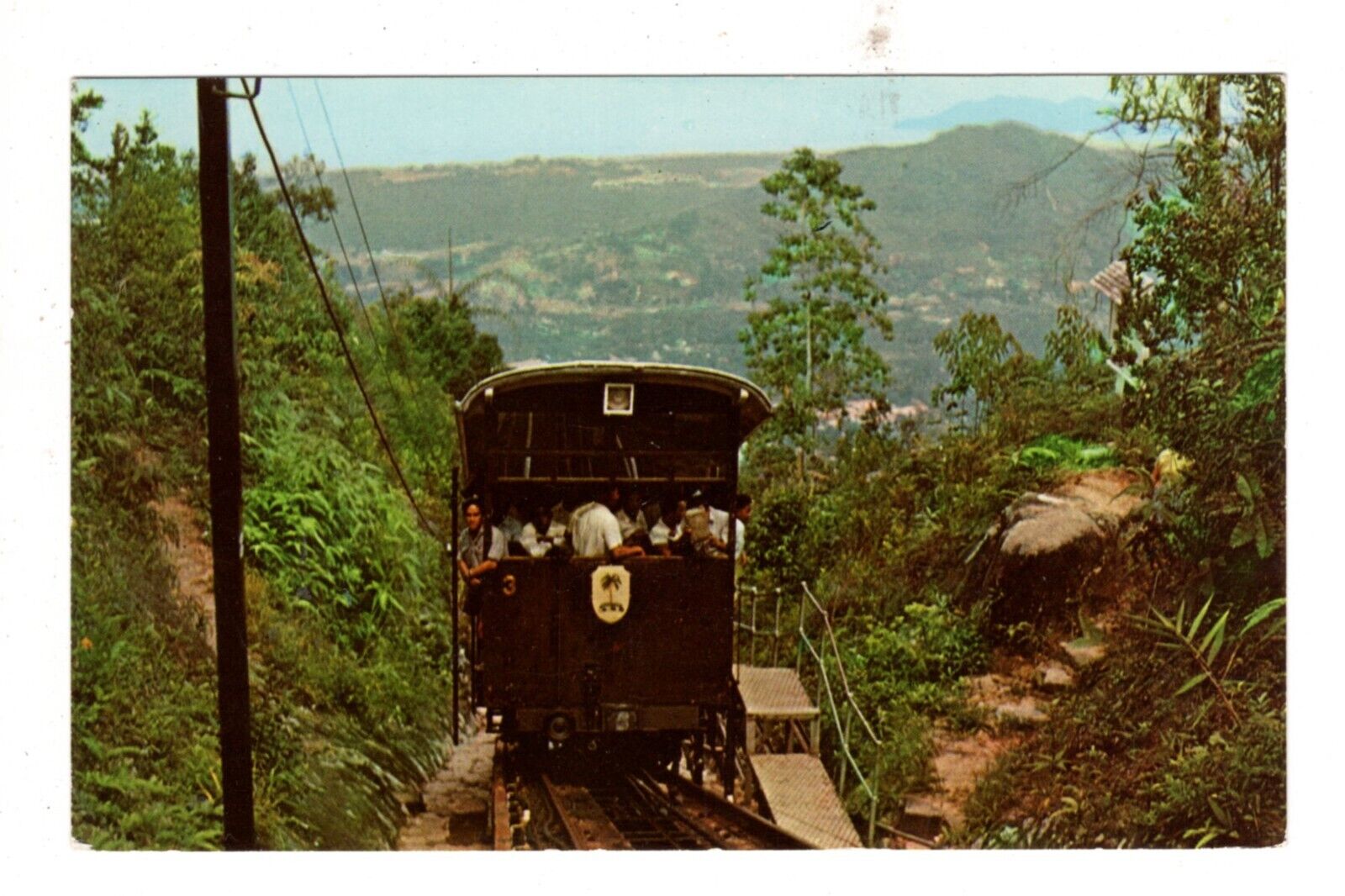 Penang, Malaysia   Penang Hill Funicular Railway  @ 1960