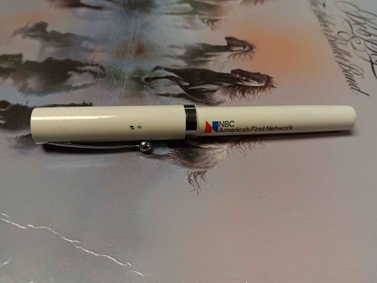 Sheaffer NBC America\'s First Network Pen, needs refill