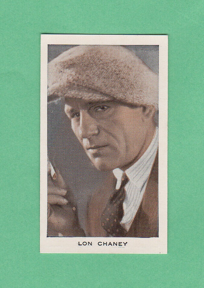 Lon Chaney  1928  WILLS FILM FAVOURITES   Film Card Super Rare Nrmnt-mt