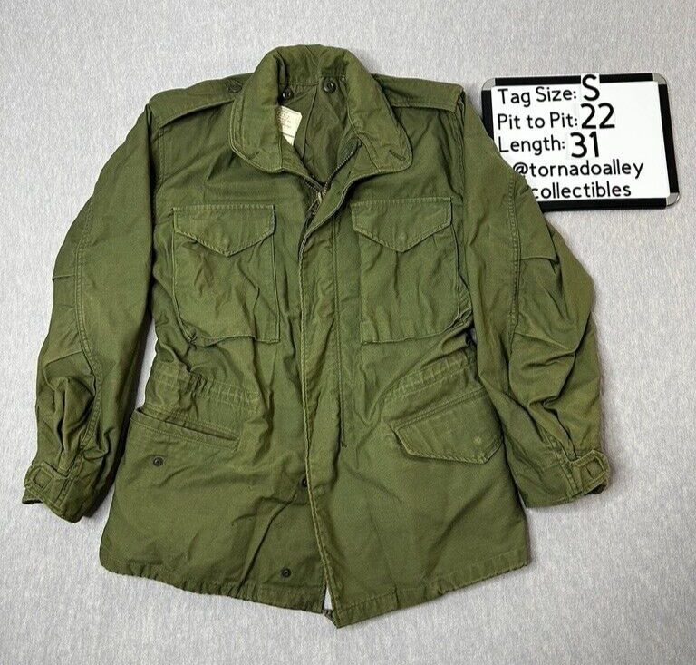 Vintage Cold Weather OD Green Field Jacket Size S