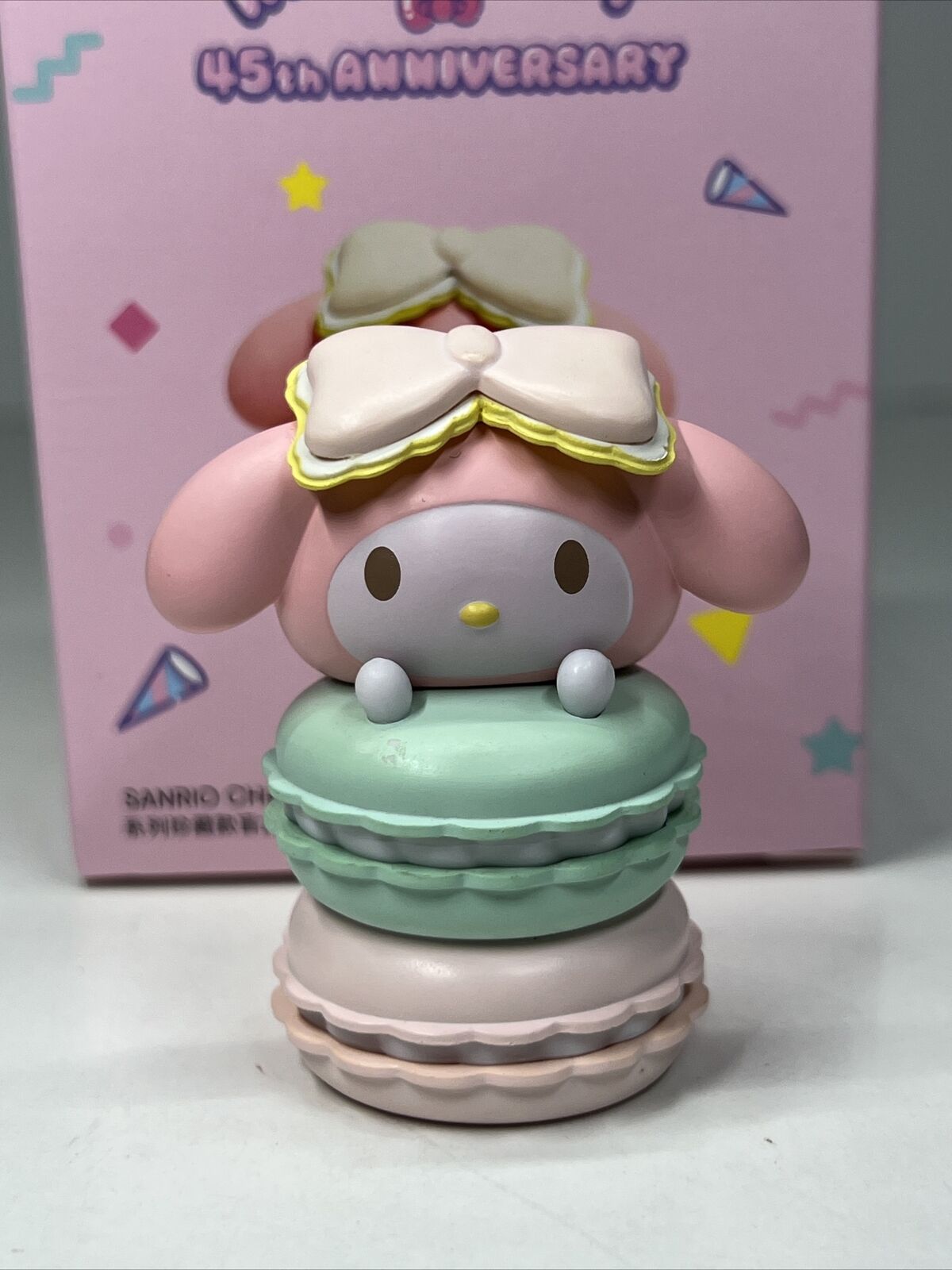 Sanrio Hello Kitty 45th Anniversary My Melody Macaron 2.5” Figure New