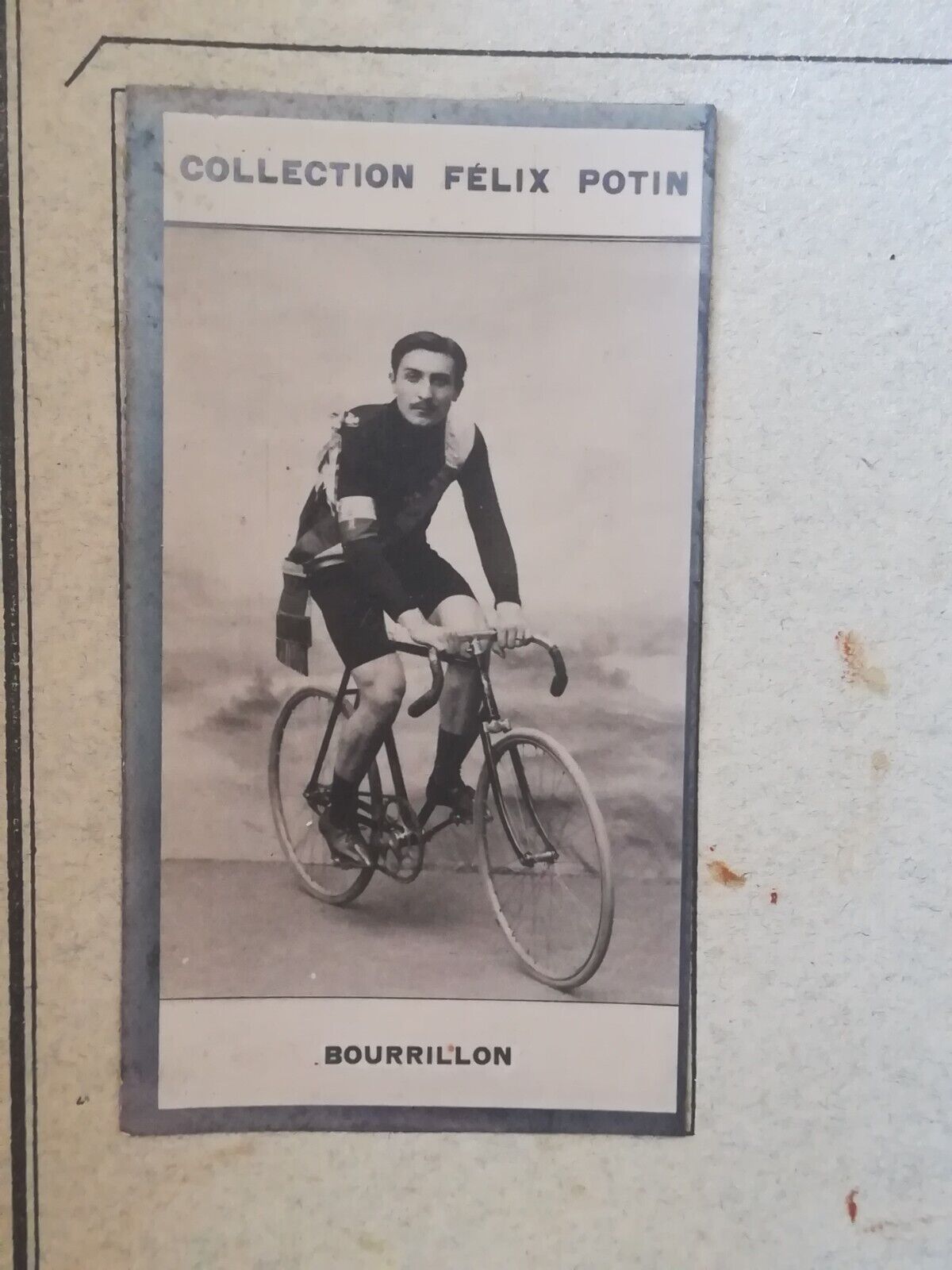 tk502 FELIX POTIN 1st ALBUM 1902 sport cycling France Paul Ernest Bourillon