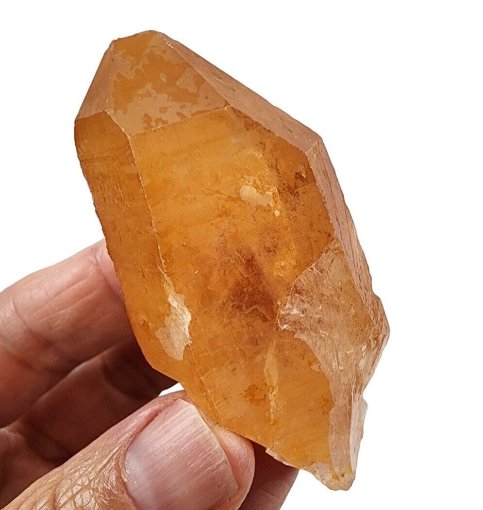 Natural Tangerine Quartz Crystal Brazil 53.2 grams