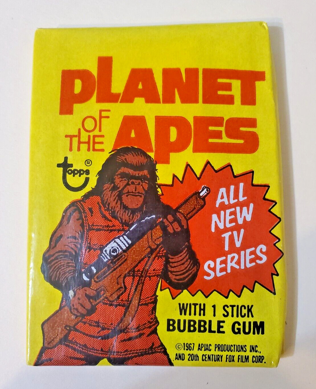 1975 Topps Planet of the Apes - New Factory Sealed Wax Pack With Gum / RARE 