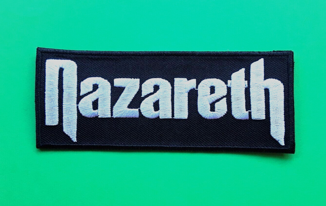 NAZARETH IRON OR SEW ON EMBROIDERED PATCH UK SELLER