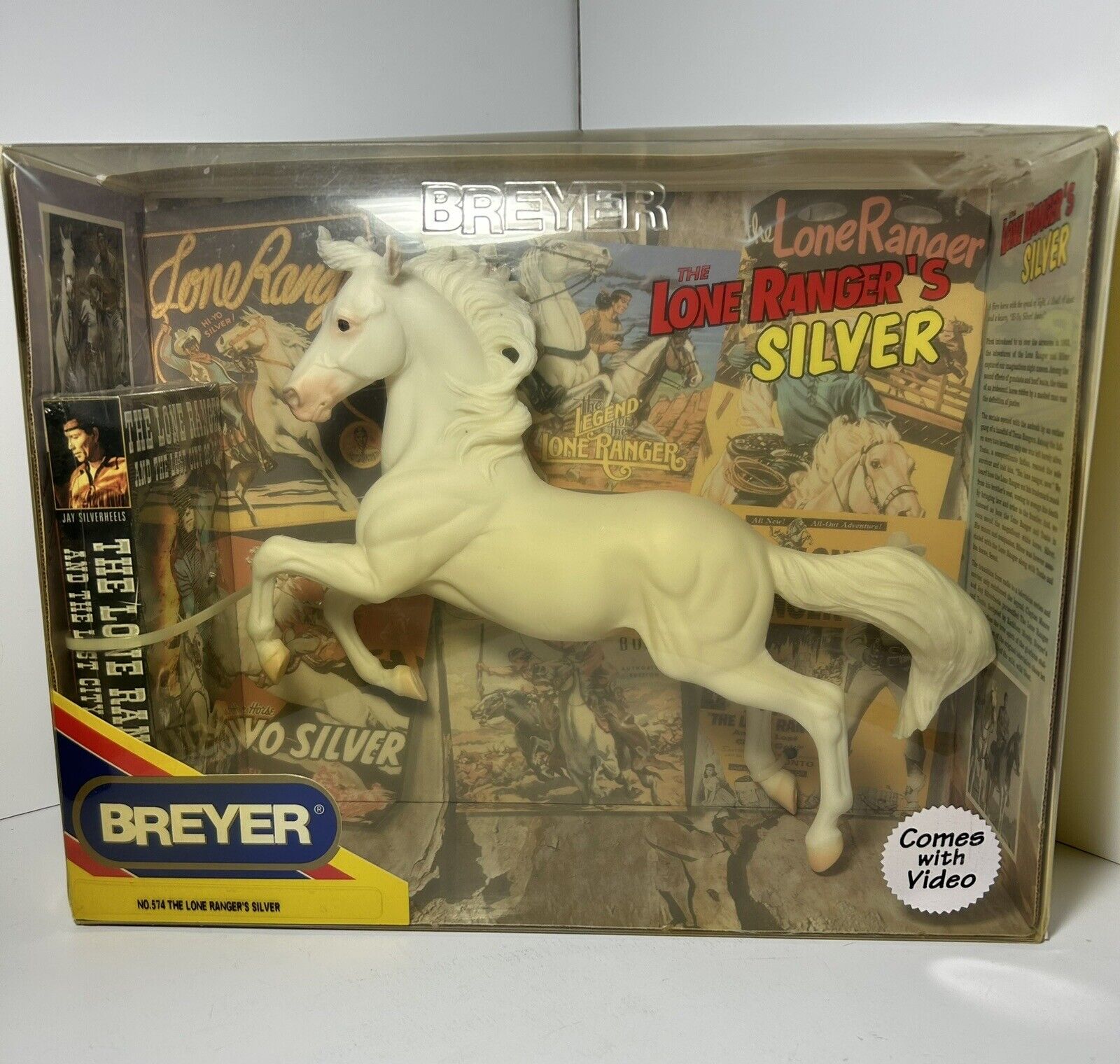 Breyer Retired 574 The Lone Rangers Silver With Video 