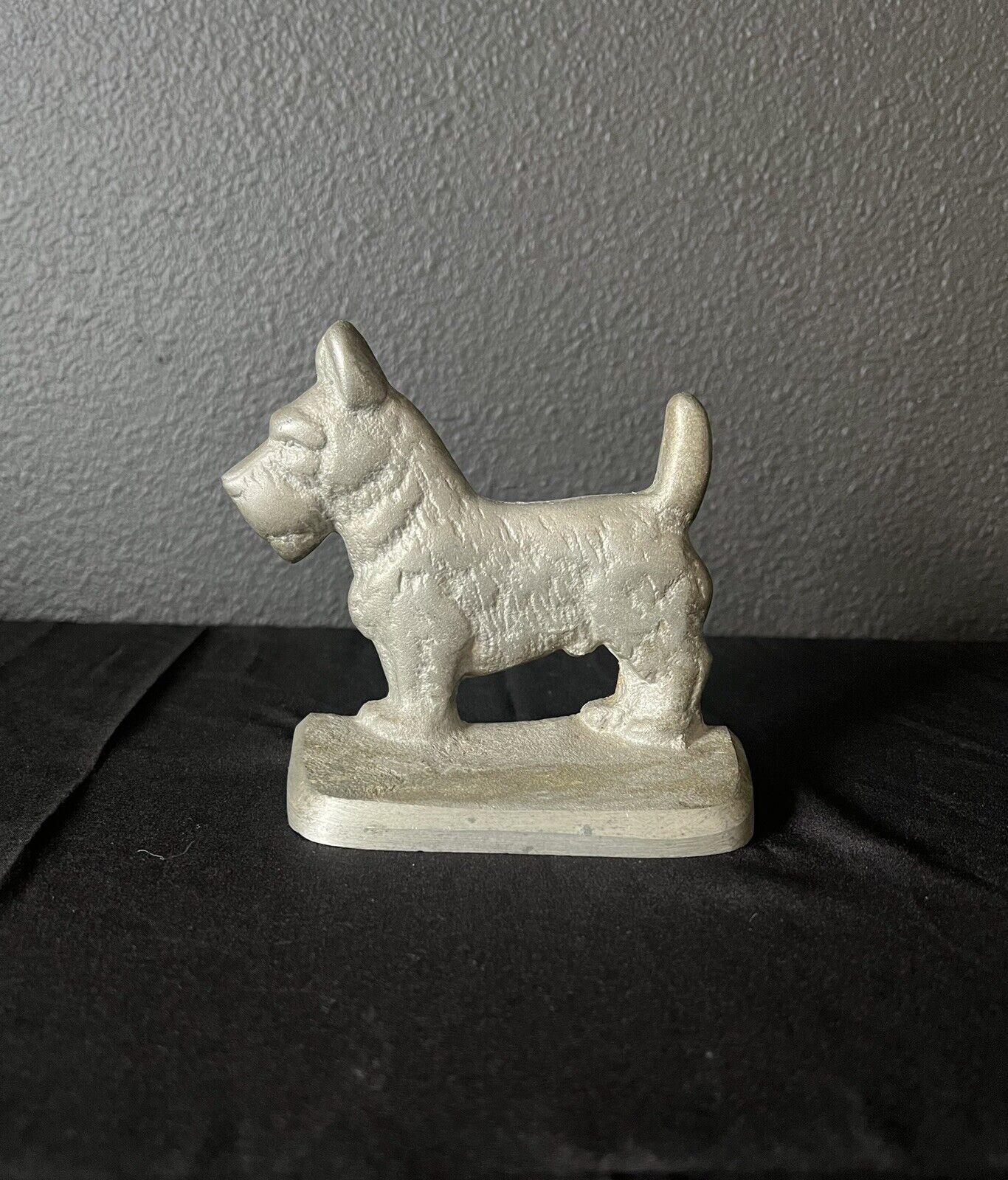 Antique Scottie Dog Scottish Terrier Bookends or Doorsstop