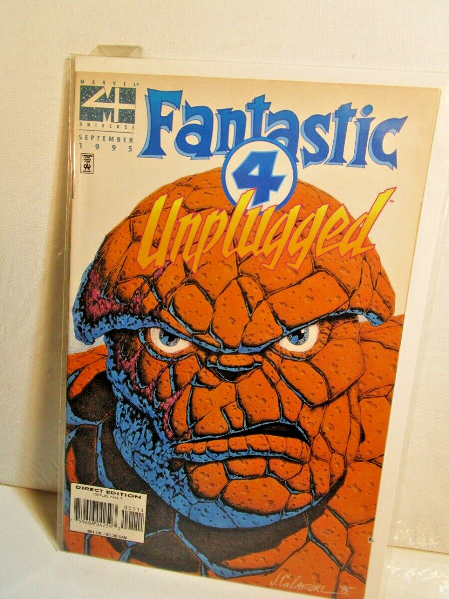Fantastic Four Unplugged #1 (Marvel, 1995) Featuring The Thing Bagged/Boarded