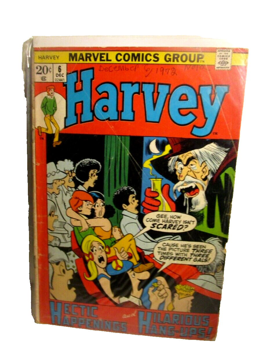 Harvey # 6 Dec 1972 - Marvel Bagged Boarded