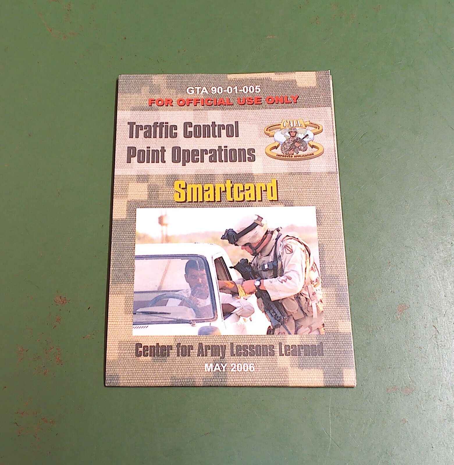 2006 OIF OEF Traffic Control Operations Smartcard Pocket Guide Book