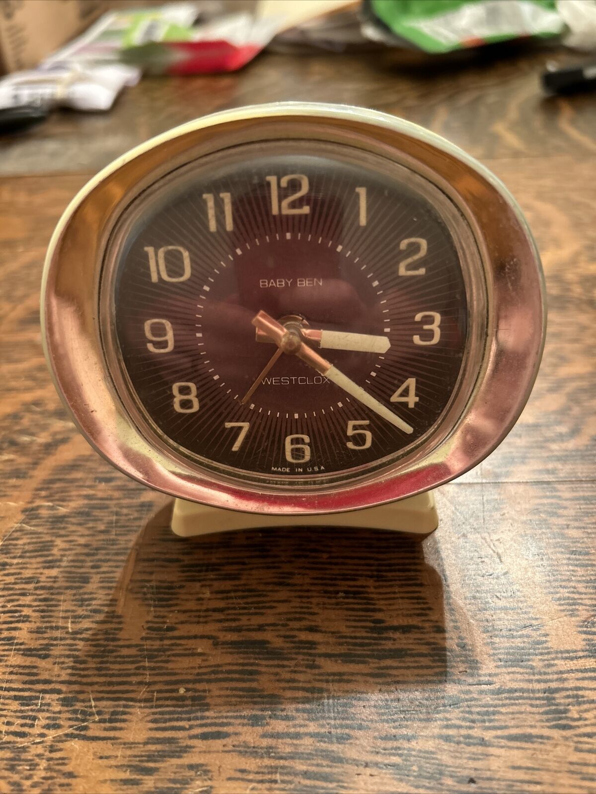 Vintage Big Ben Westclox Baby Ben Luminous Alarm Clock USA Clock/Alarm