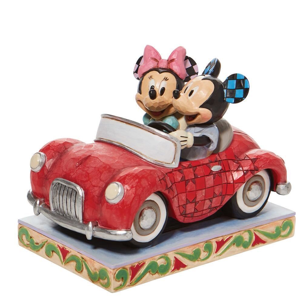 Jim Shore Disney Traditions Mickey & Minnie Car Figurine 6010110
