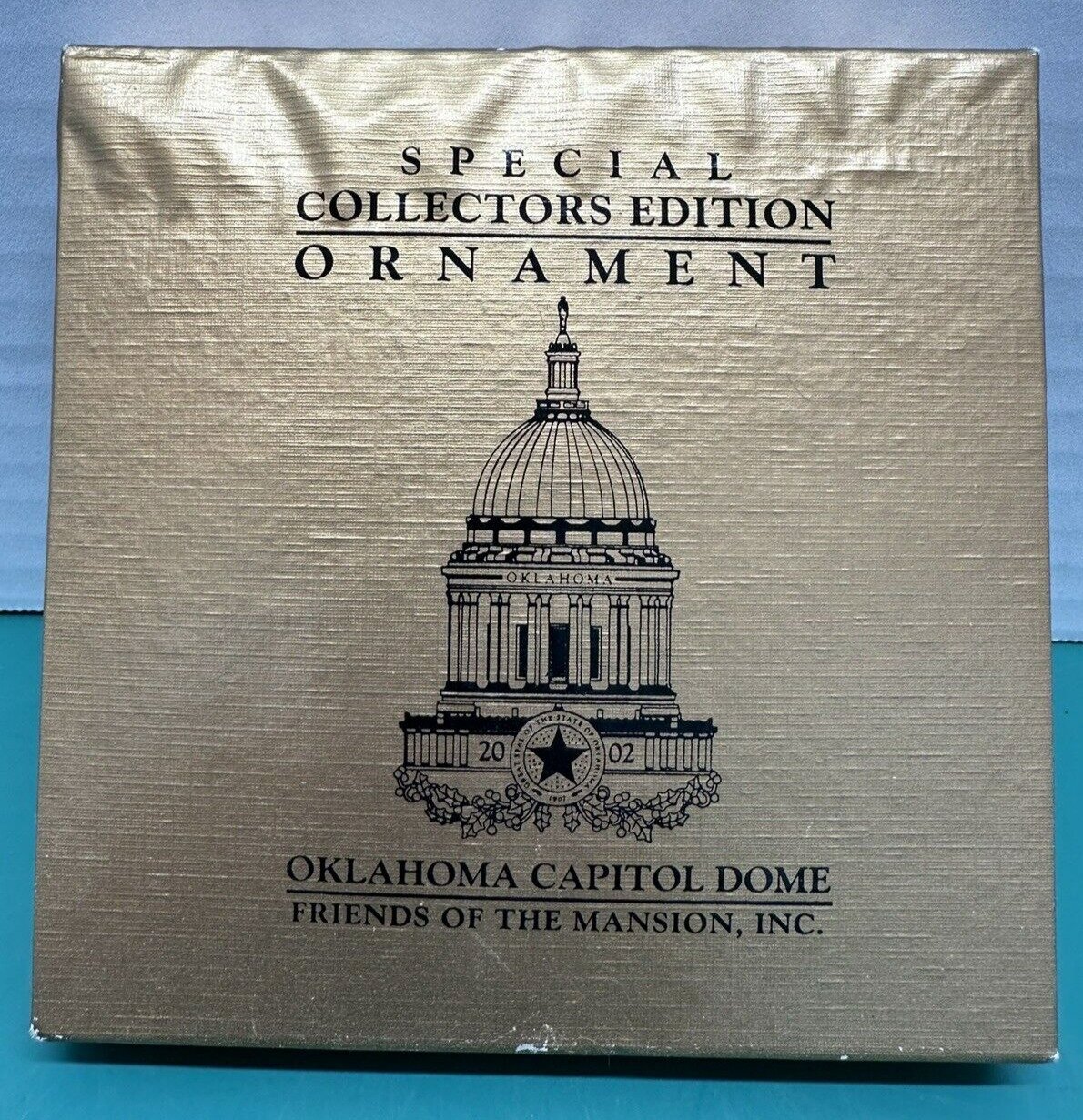 2002 OKLAHOMA CAPITOL DOME Christmas Ornament Special Collector