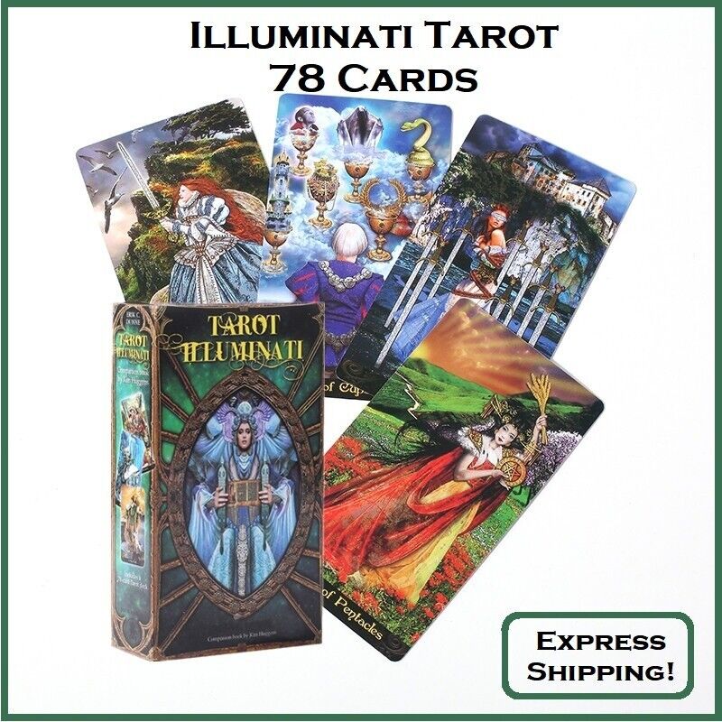 Illuminati Tarot Deck 78 Cards Oracle English Version Game Card New