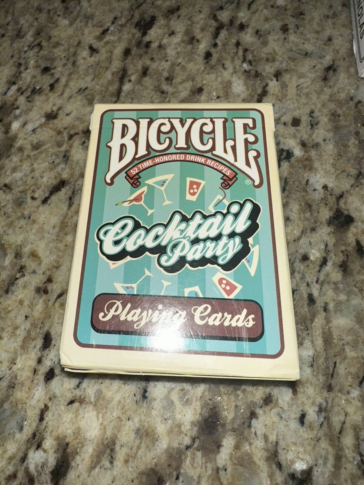 Bicycle Cocktail Party Playing Cards Lightly Used 52 Drink Recipes + Jokers
