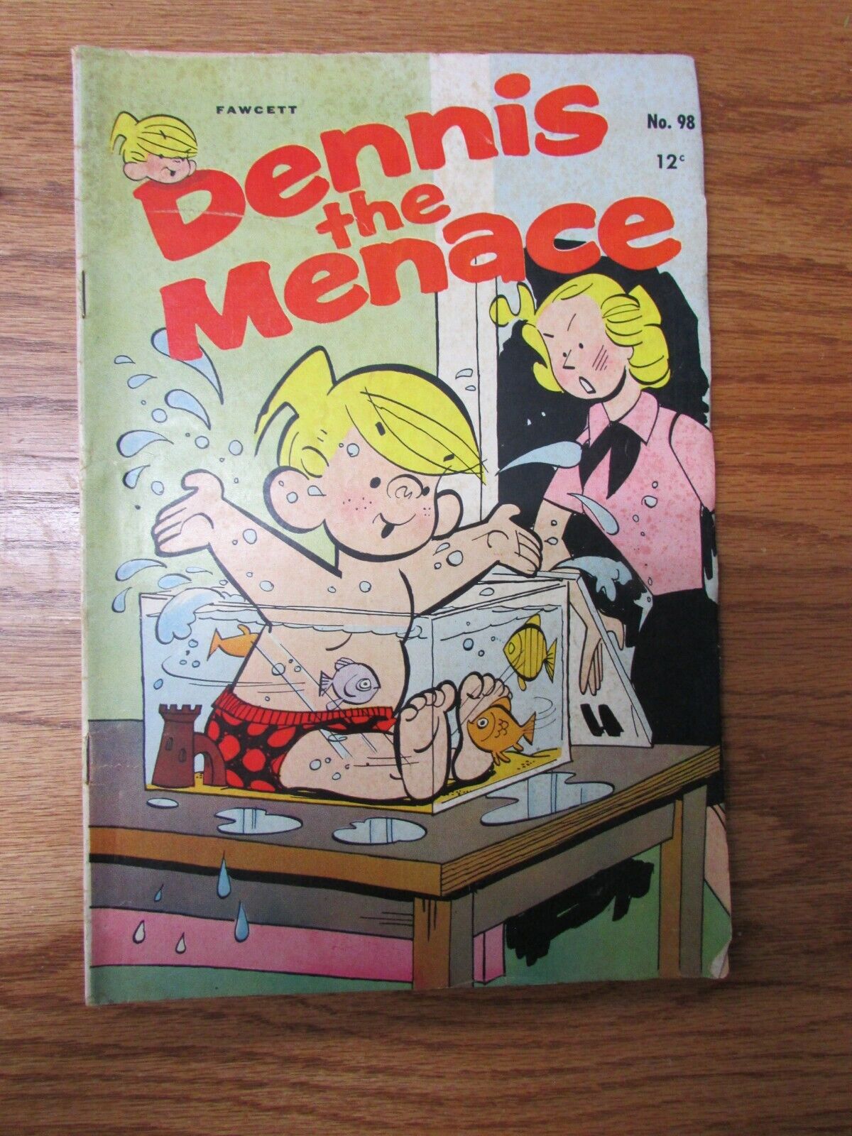 Vintage Fawcett Comics Dennis the Menace No. 98 September 1968 Comic Book