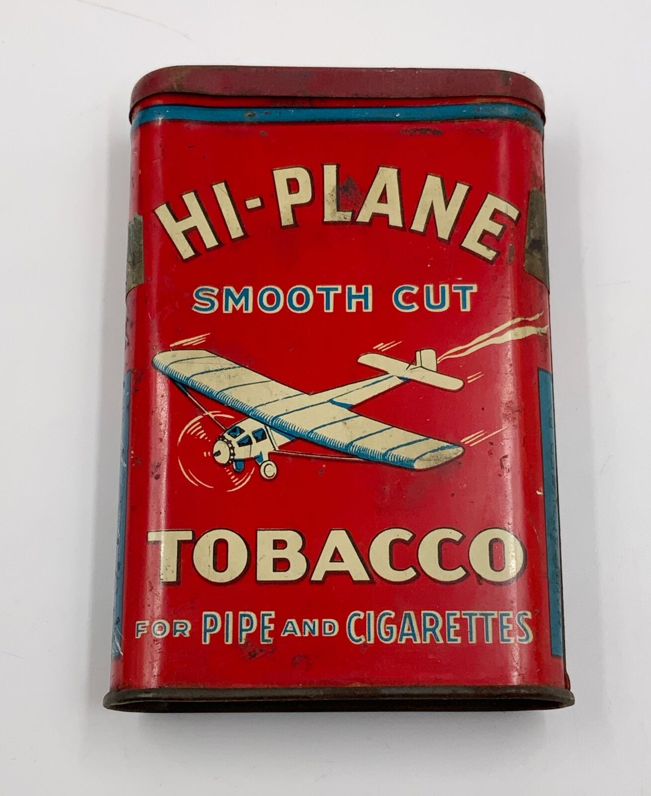 Antique vintage Hi-Plane tobacco tin