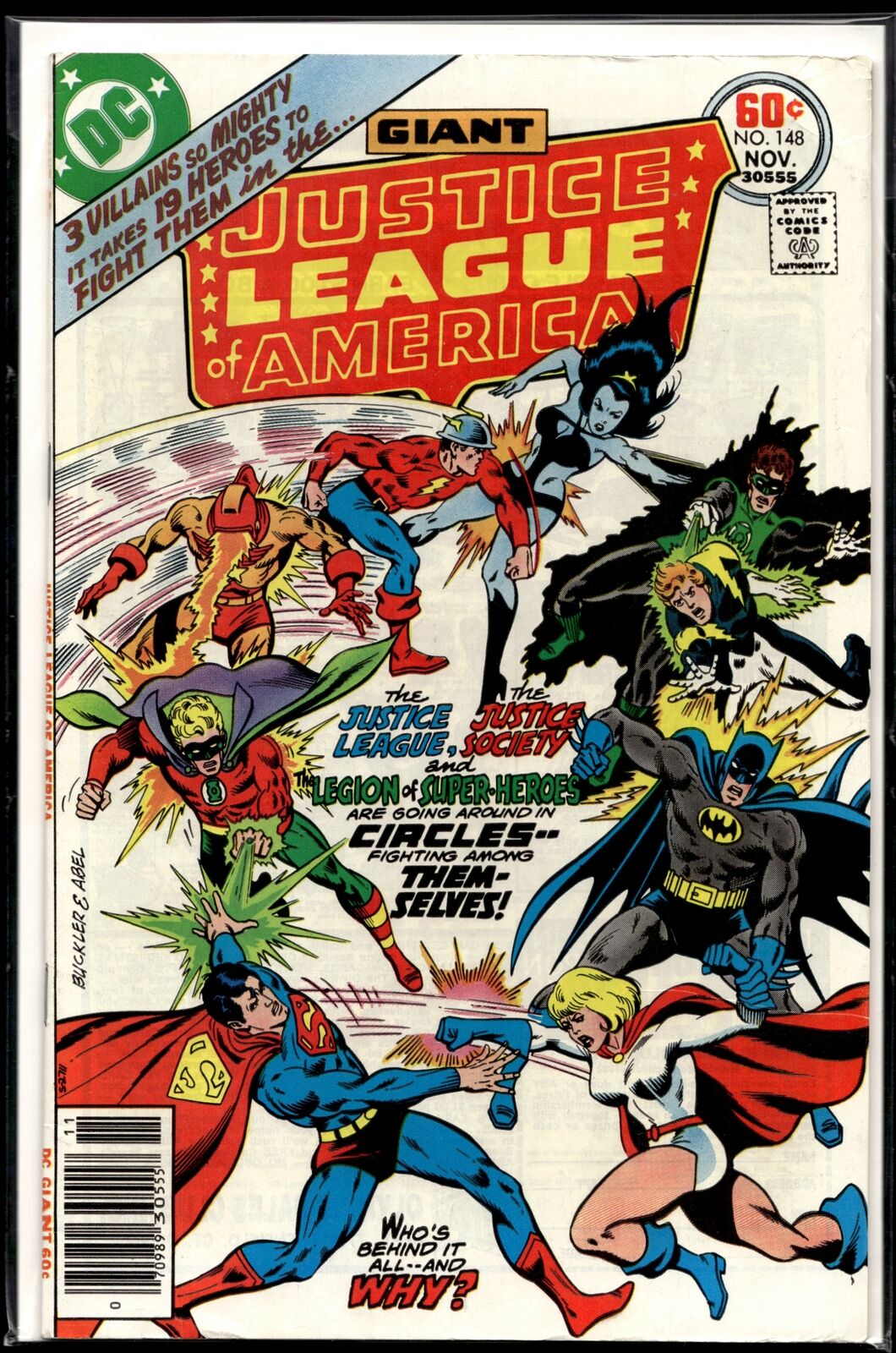 1978 Justice League of America #148 Newsstand DC Comic