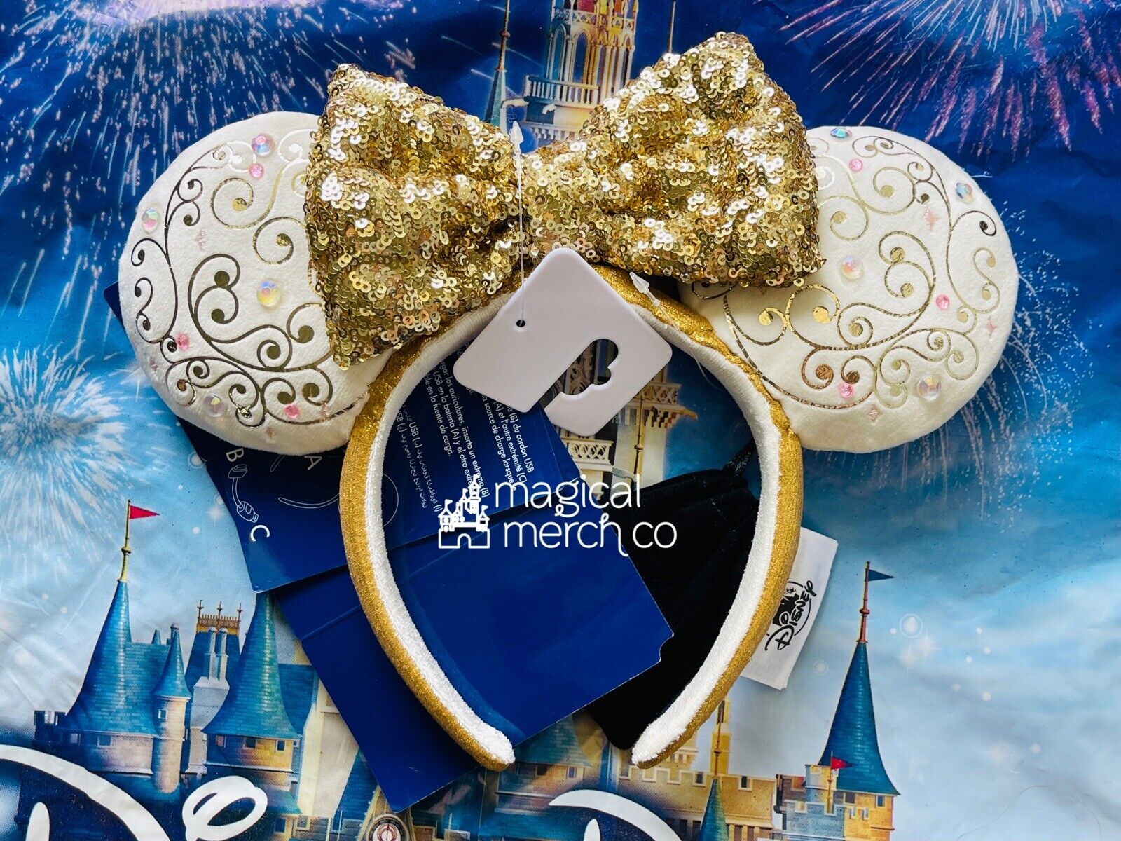 2021 Disney Parks Walt Disney World 50th Celebration Castle Collection Ears