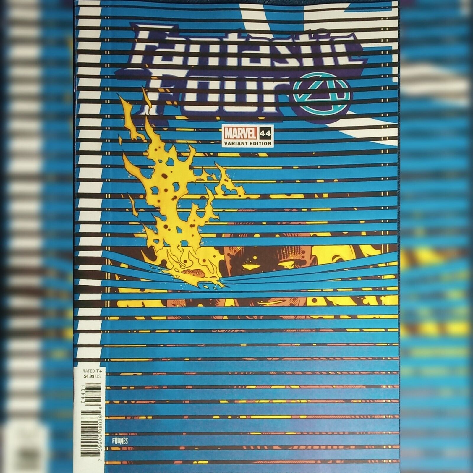 Marvel Comics Fantastic Four 44 Jorge Fornés Cover C Shades Variant PNG