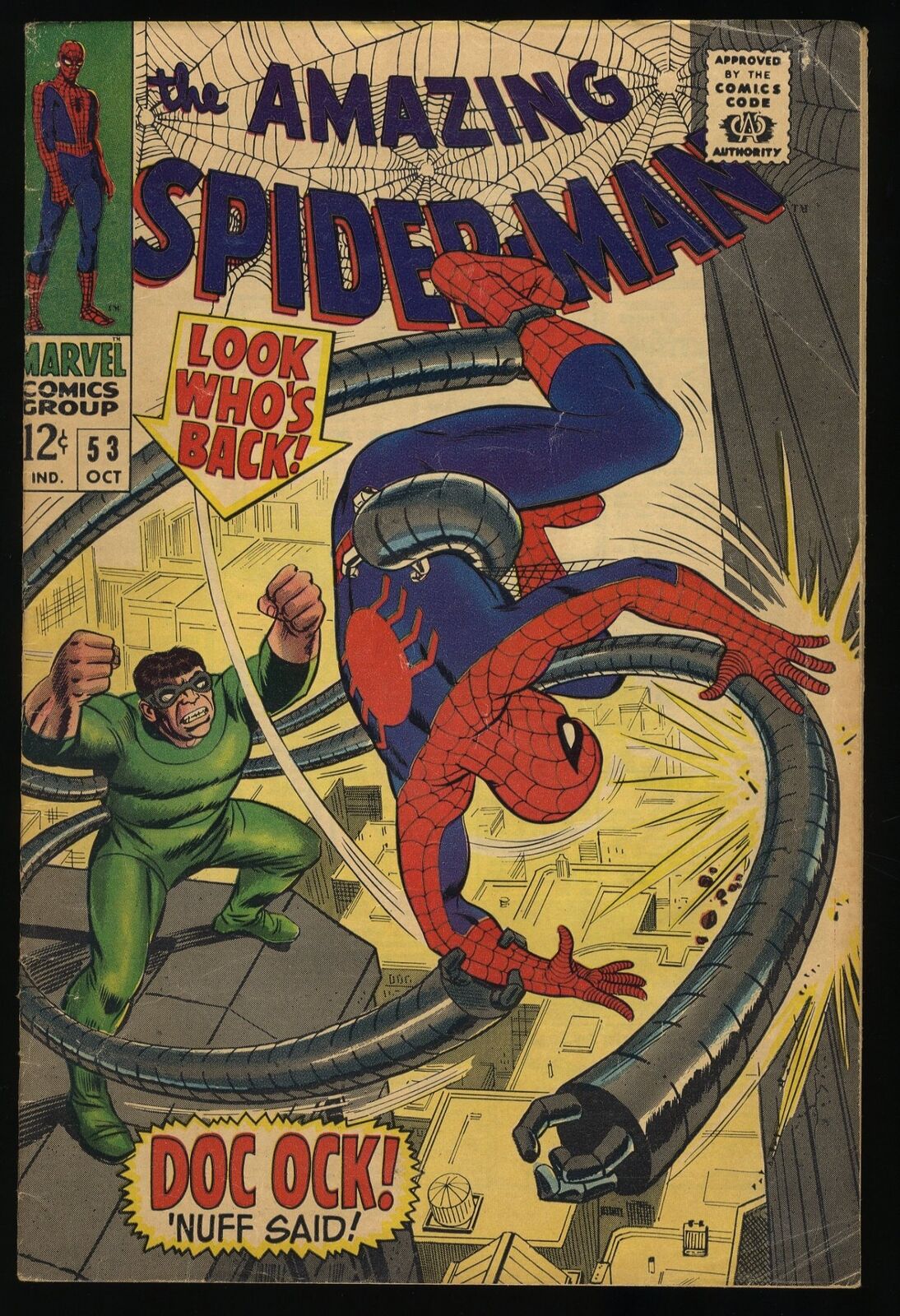 Amazing Spider-Man #53 VG/FN 5.0 Doctor Octopus Appearance Key Issue