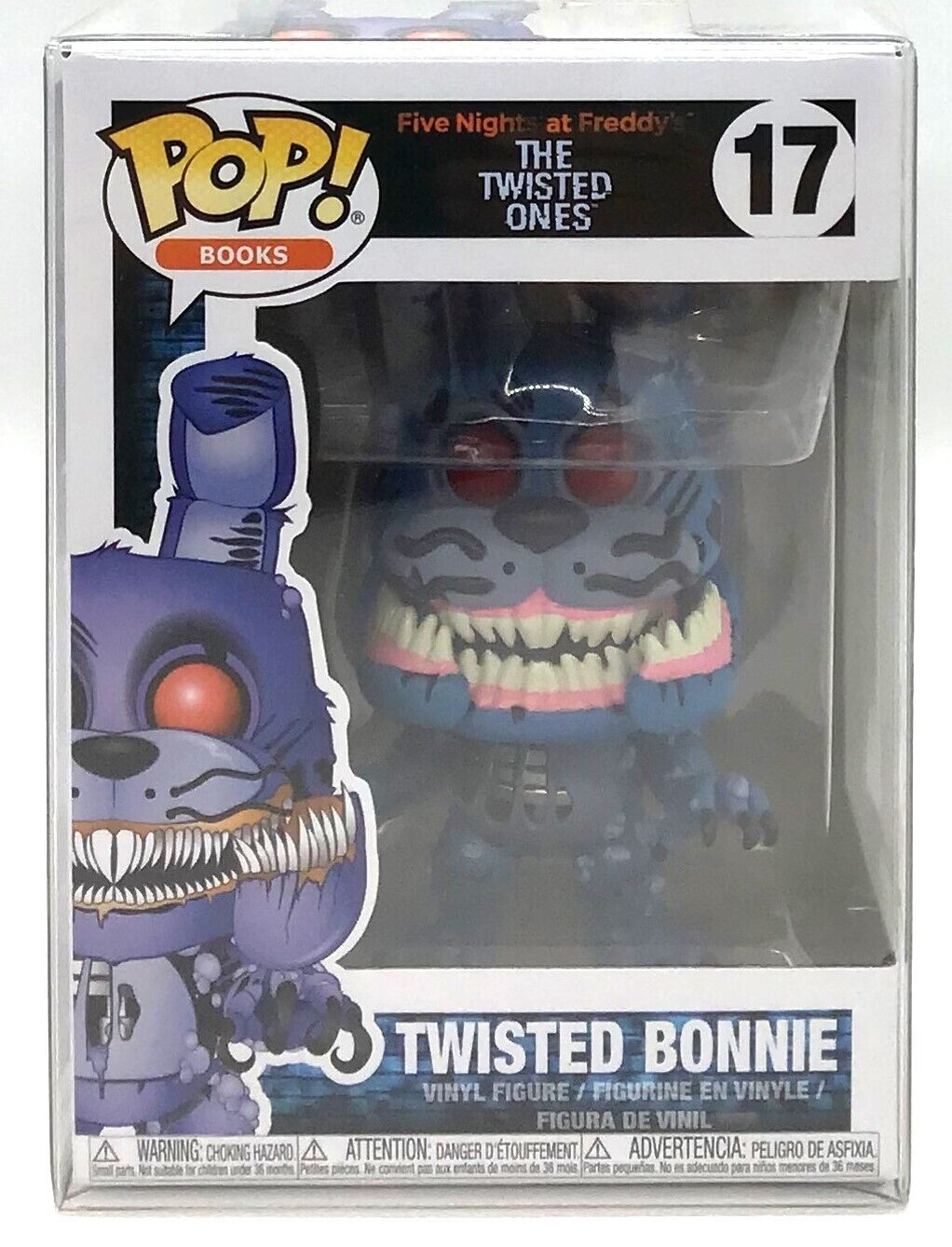 Funko POP FNAF The Twisted Ones Twisted Bonnie #17 with POP Protector