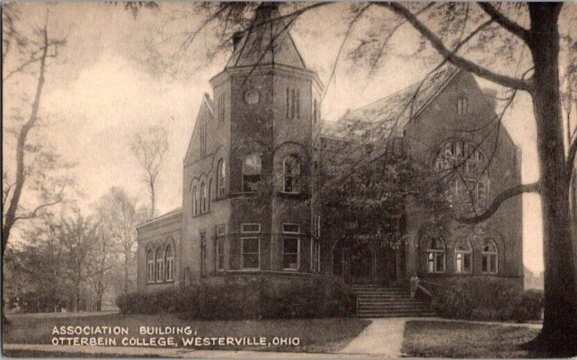 Postcard Association Building Otterbein College Westerville OH Ohio        F-588