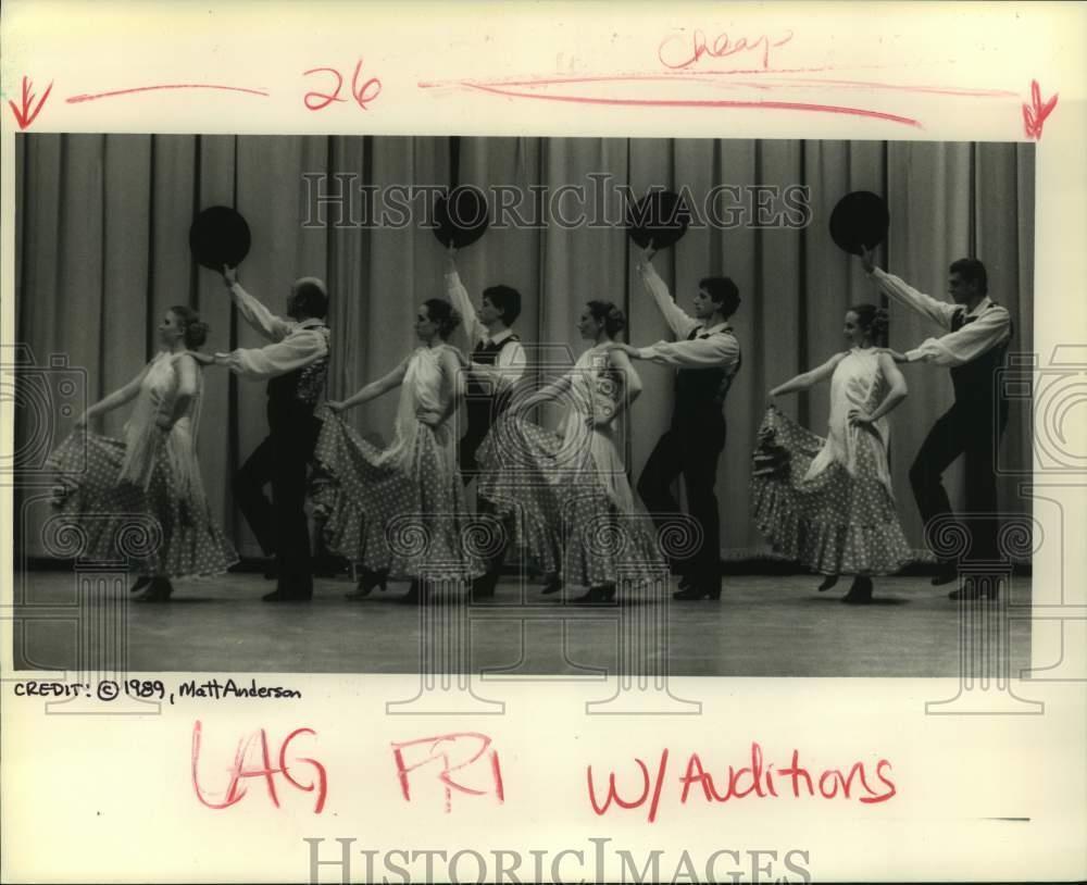 1989 Press Photo Ethnic Dance Ensemble - Komeka at Flamenco Suite - nop45713