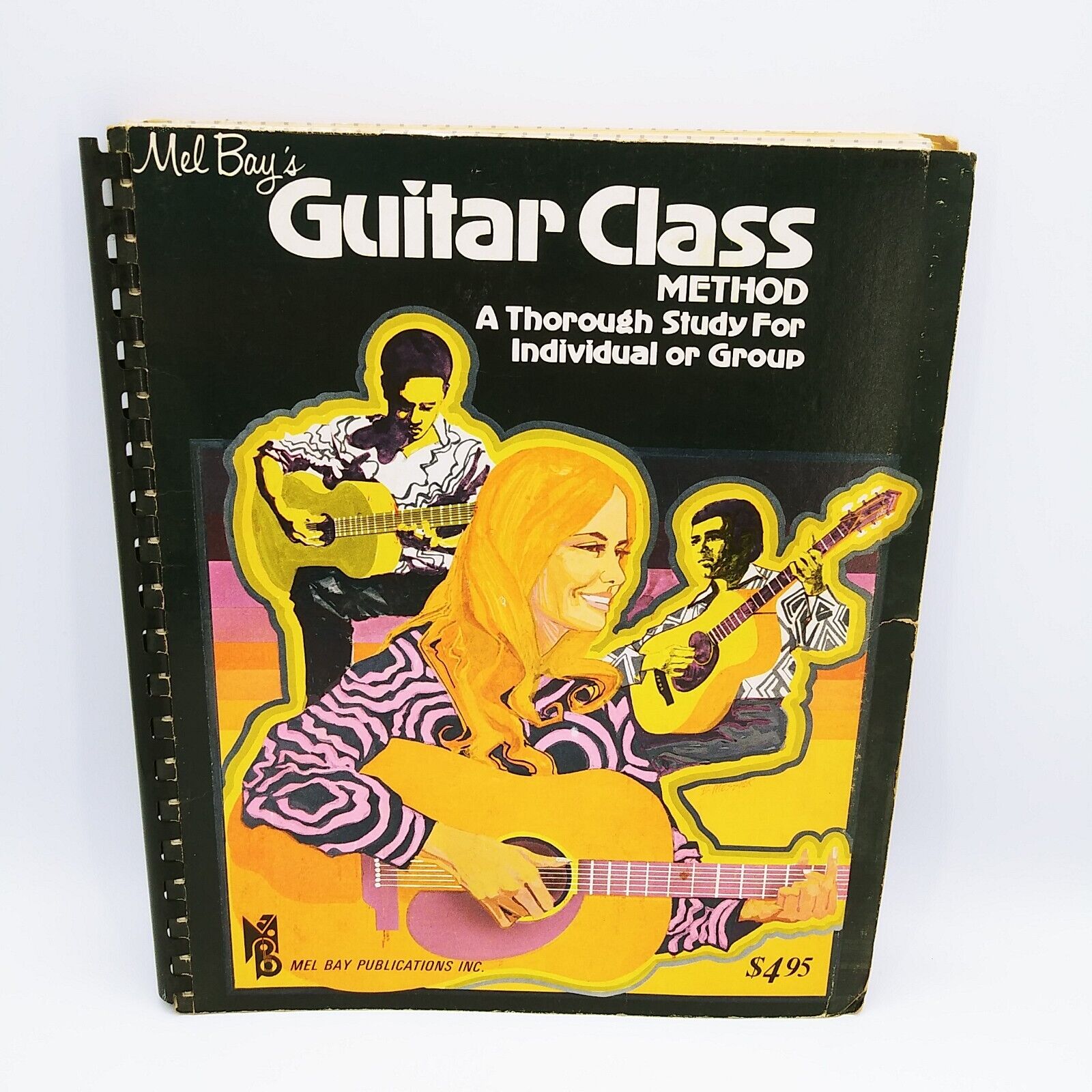 Mel Bays Guitar Class Method Publication Song Book Instruction 1972 - READ