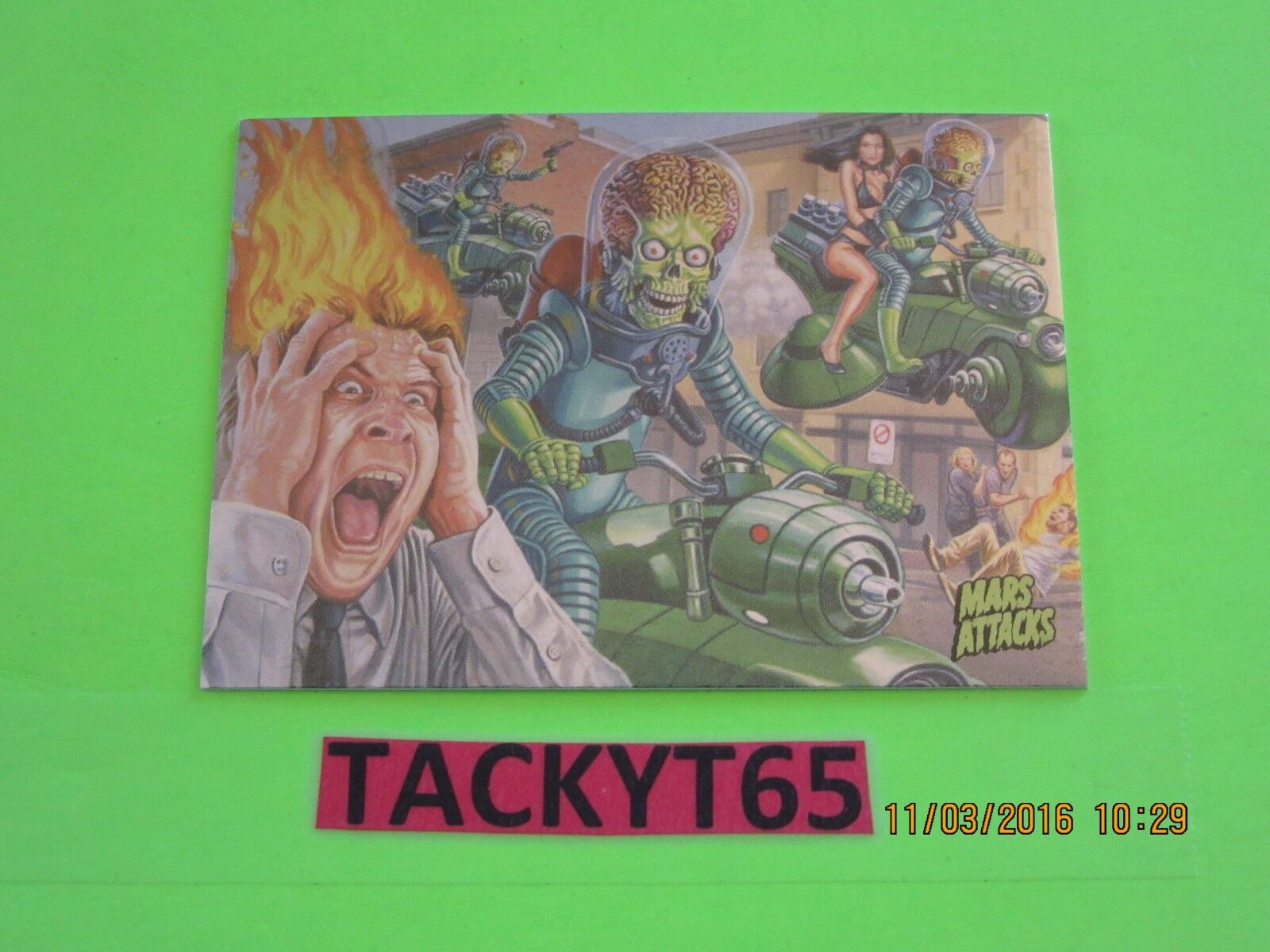 MARS ATTACKS OCCUPATION PARALLEL FOIL BASE SINGLE CARD(s) NEW YOU CHOOSE
