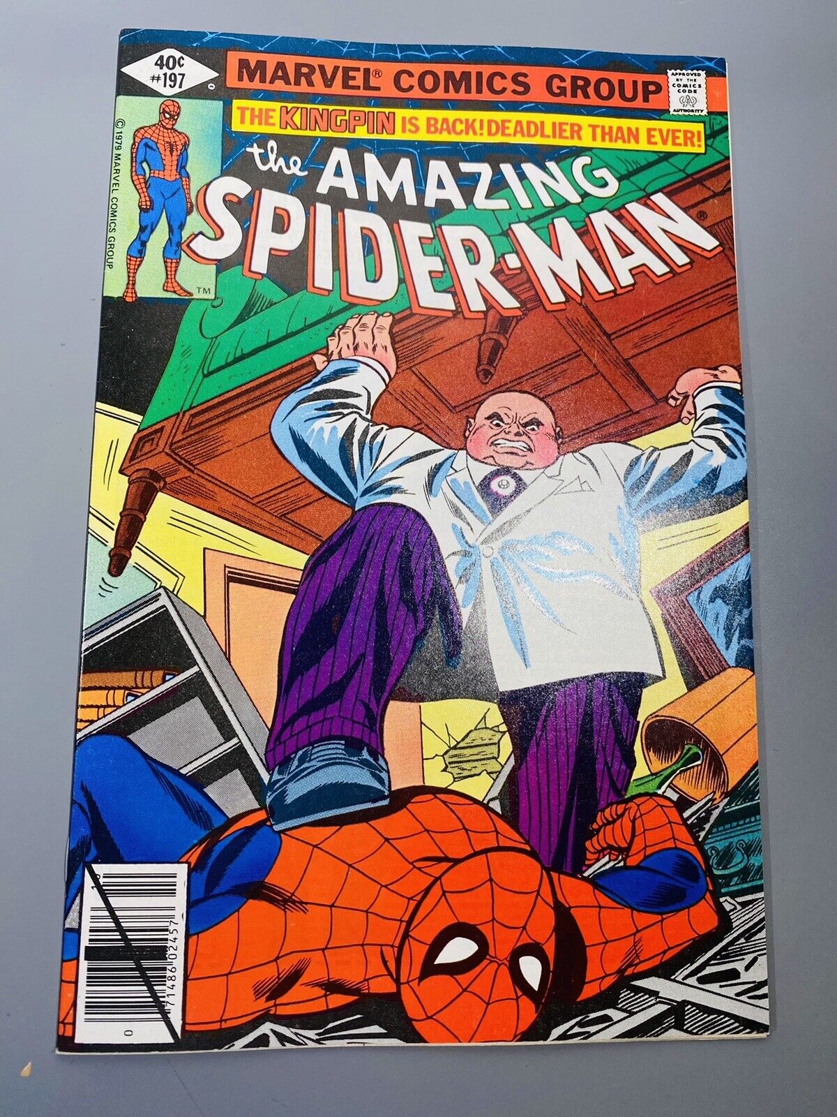 Amazing Spider-Man #197 NM Classic Romita Kingpin cover Marvel 1979 1ST PRINT