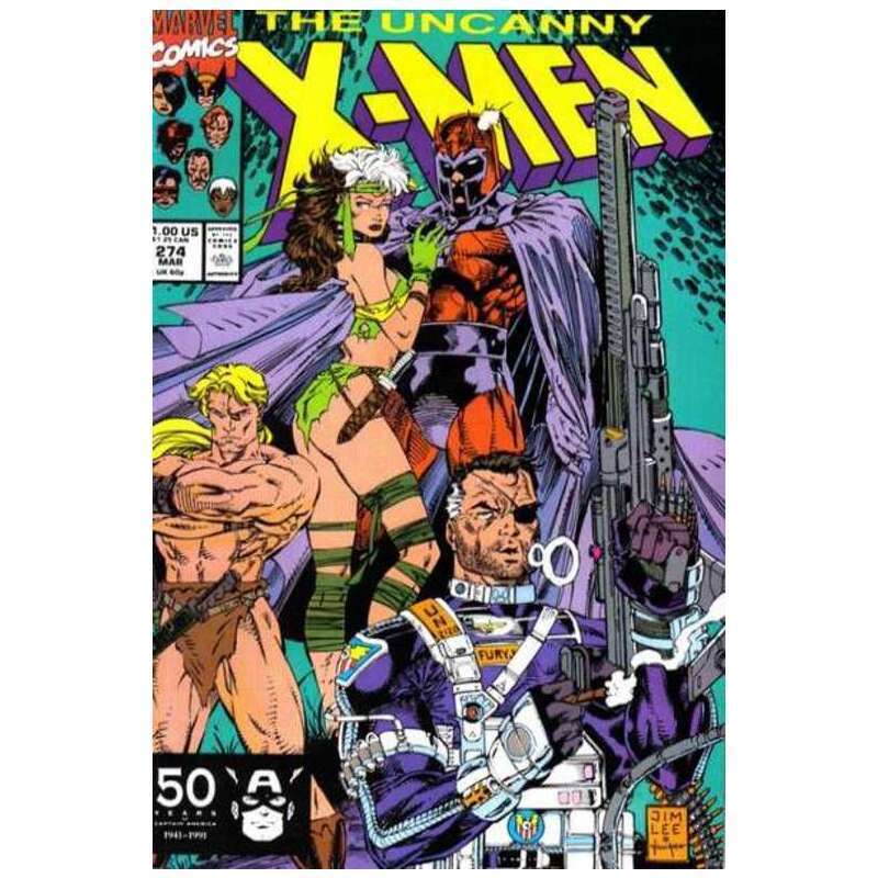 Uncanny X-Men (1981 series) #274 in Near Mint minus condition. Marvel comics [x: