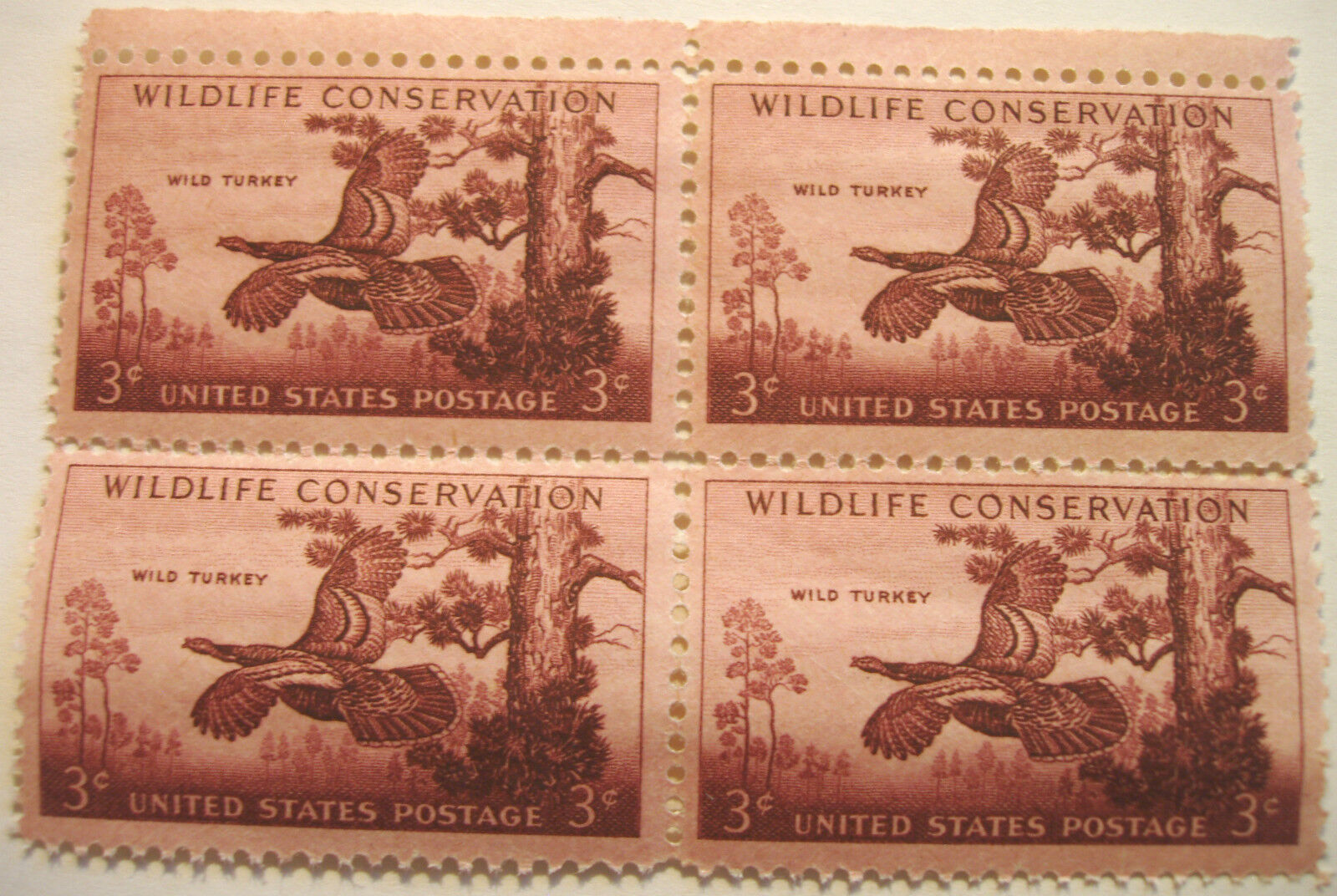 3c 1956 Wild Turkey Stamps--