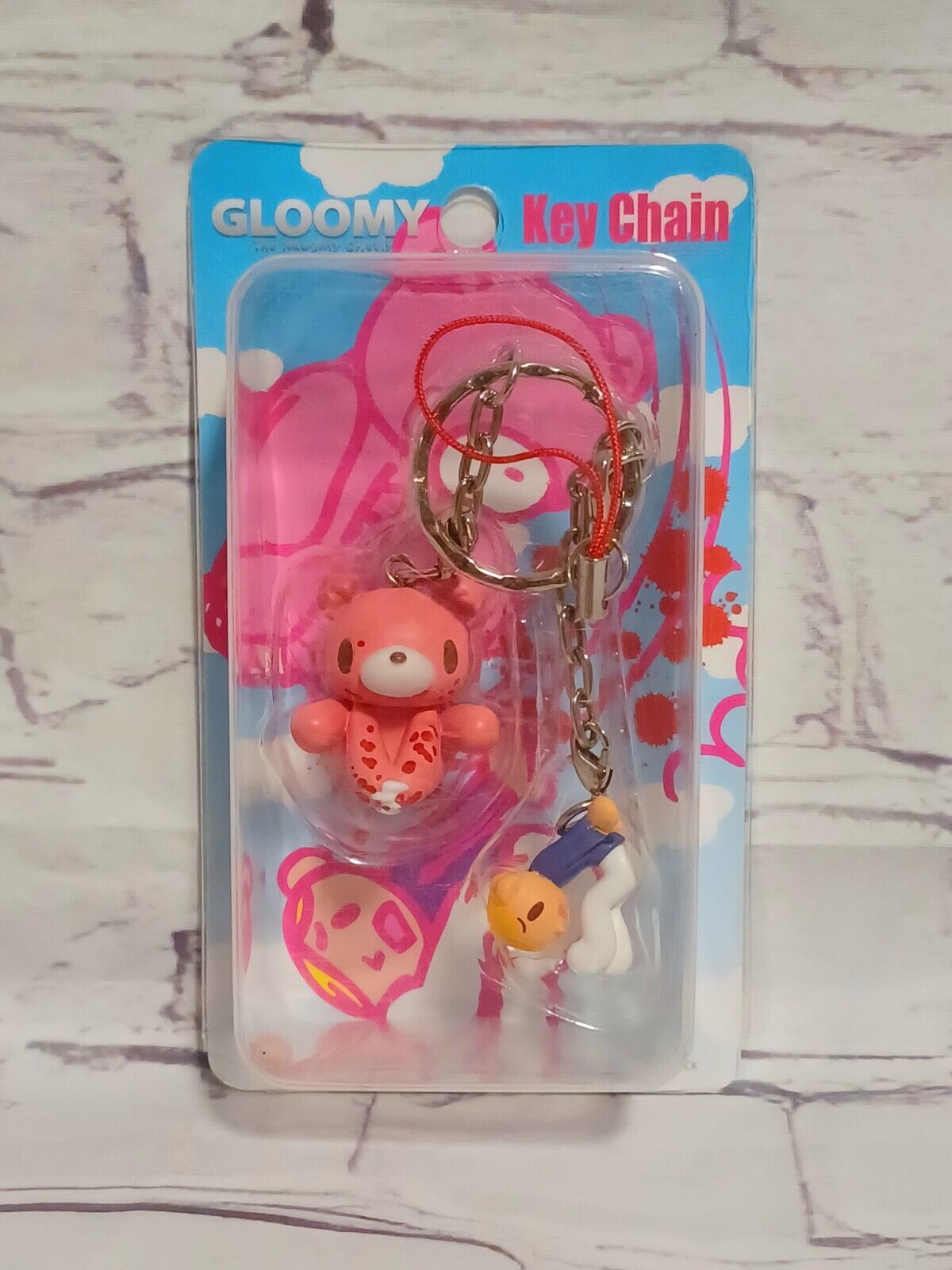 Gloomy Bear Figure Mascot Double Keychain Attack Pity Rare Japan