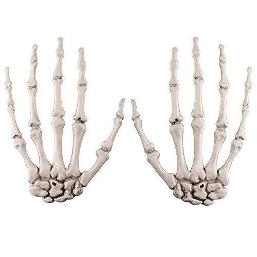 Halloween Skeleton Hands Realistic Plastic Fake Human Hand Zombie Party