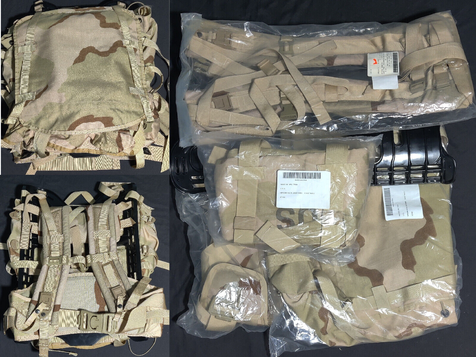 NEW Genuine DCU Desert Combat Molle II Large Field Pack Rucksack Sealed NOS