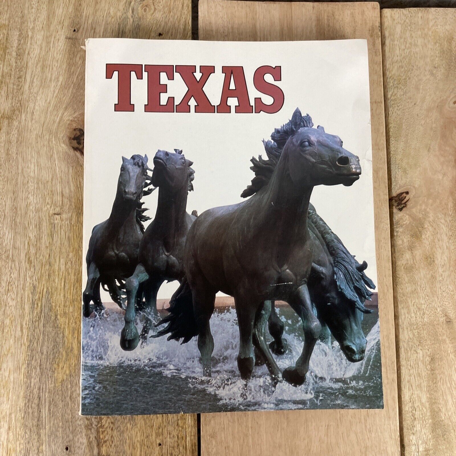 Vintage Texas State Travel Guide Paperback Texas Department of Transportation