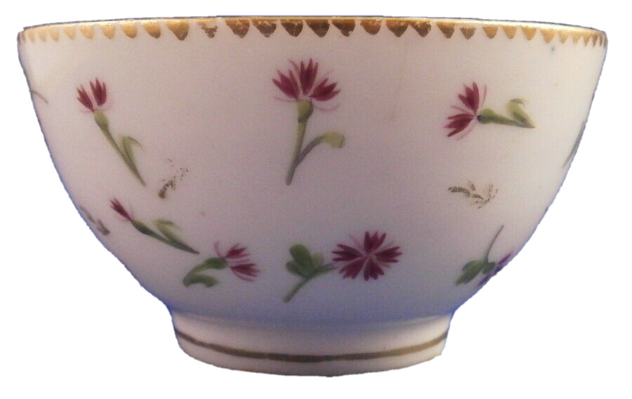 Antique 18thC Nyon Porcelain Teabowl Cup Porzellan Tasse Swiss Switzerland