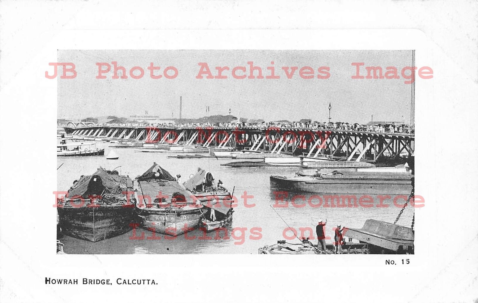 India, Calcutta, Howrah Bridge, No 15