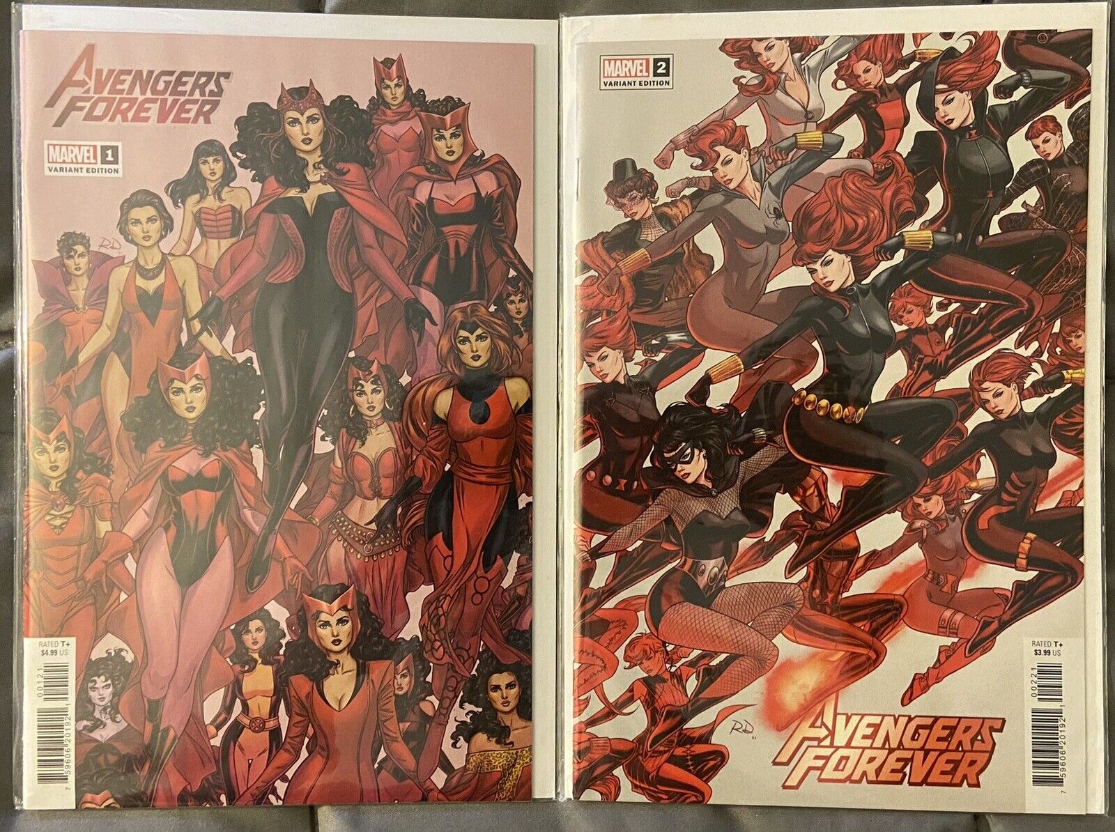 Avengers Forever #1-2 LOT (Russell Dauterman Variant Editions, Marvel, 2021)