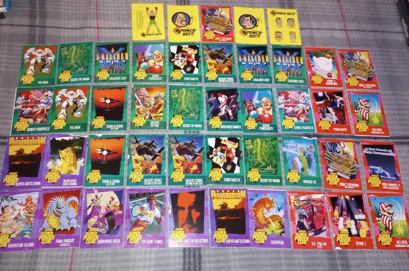 Lot Of 45 Nintendo Power Super Power Club Legend of Darkwing Duck Cards #119
