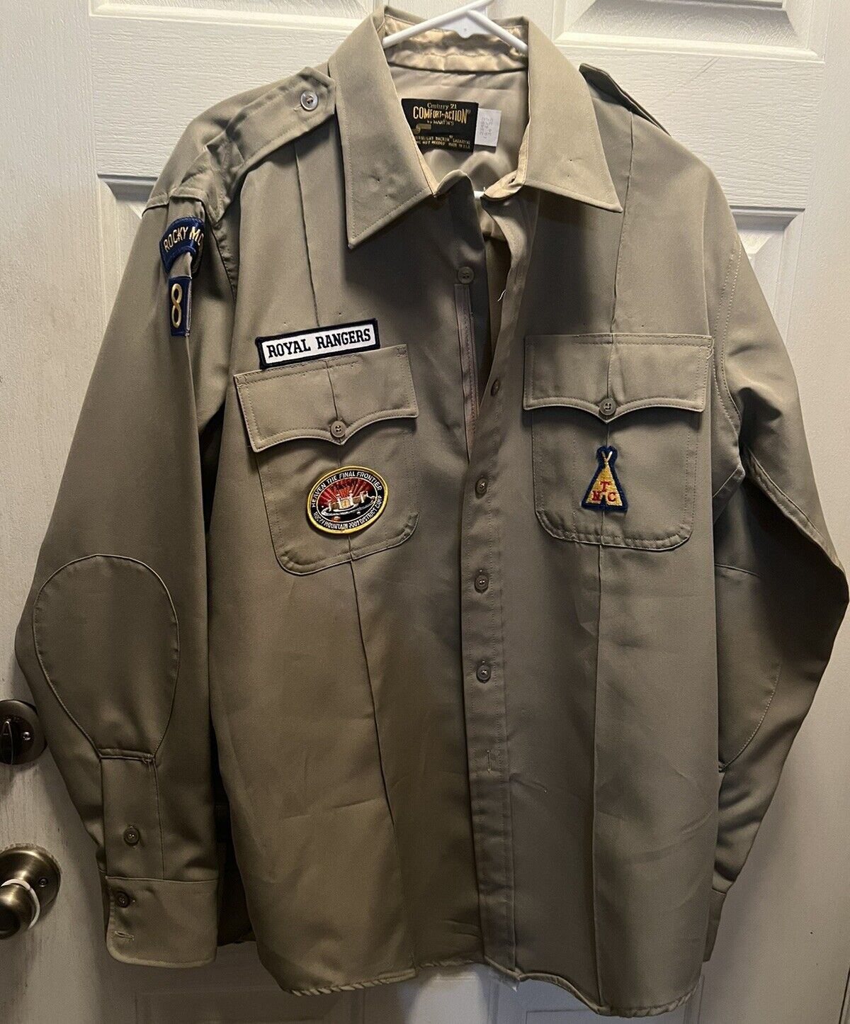  Royal Rangers Uniform Shirt Rocky Mountain 16 1/2 x 34/35