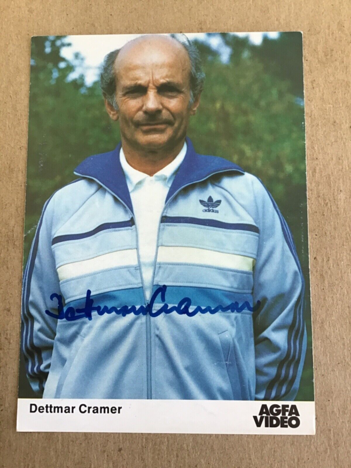 Dettmar Cramer, Germany 🇩🇪 Bayer 04 Leverkusen 1982/83 hand signed