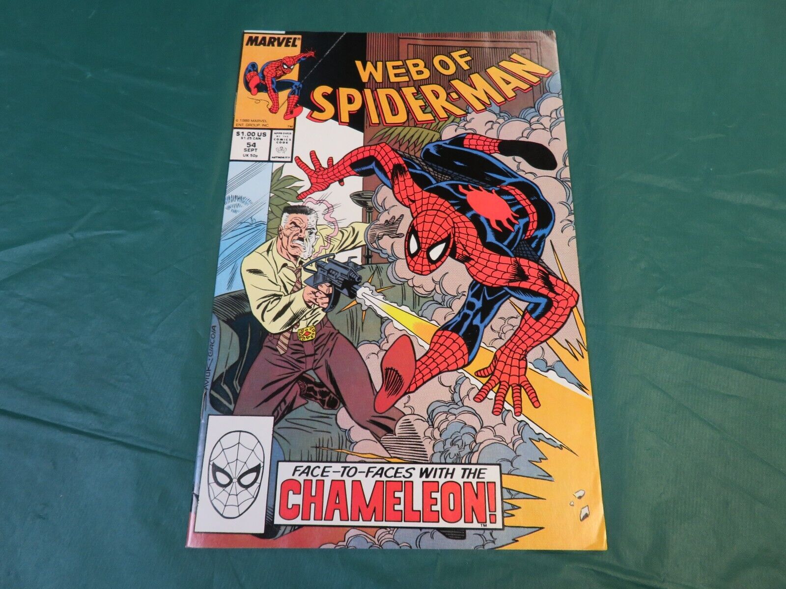 Marvel Comics: Web Of Spider-Man #54 (September 1989) *Chameleon